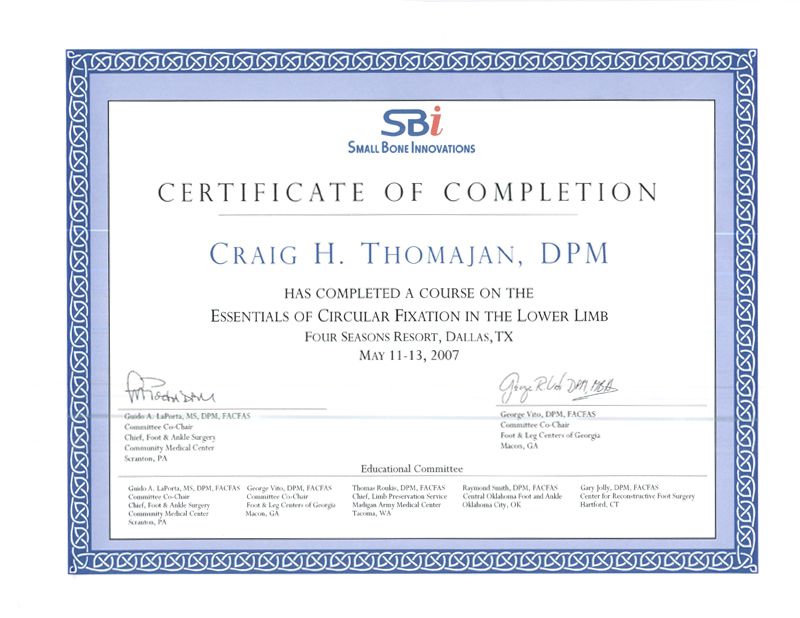 Circular Fixation in the Lower Limb