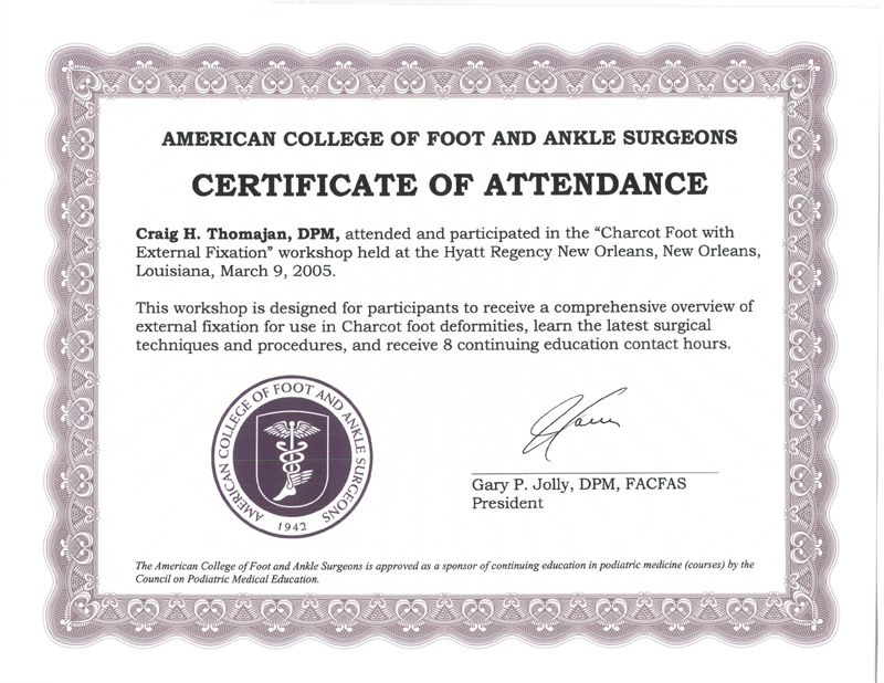 External Fixation for use in Charcot Foot Deformations